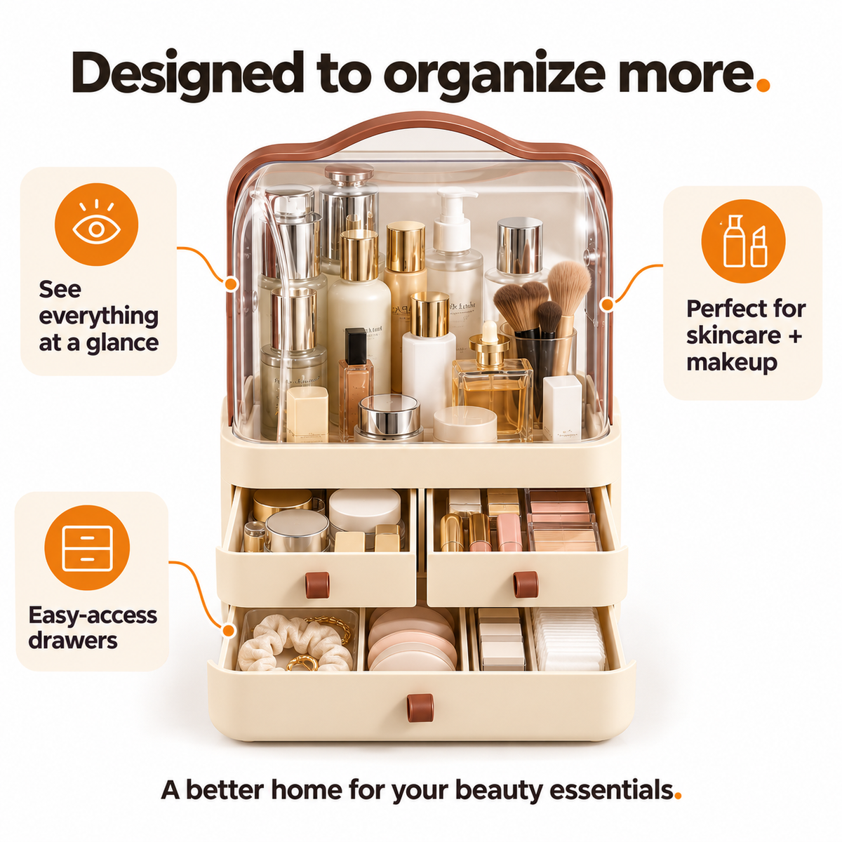 VELMORA™ BEAUTY ORGANIZER