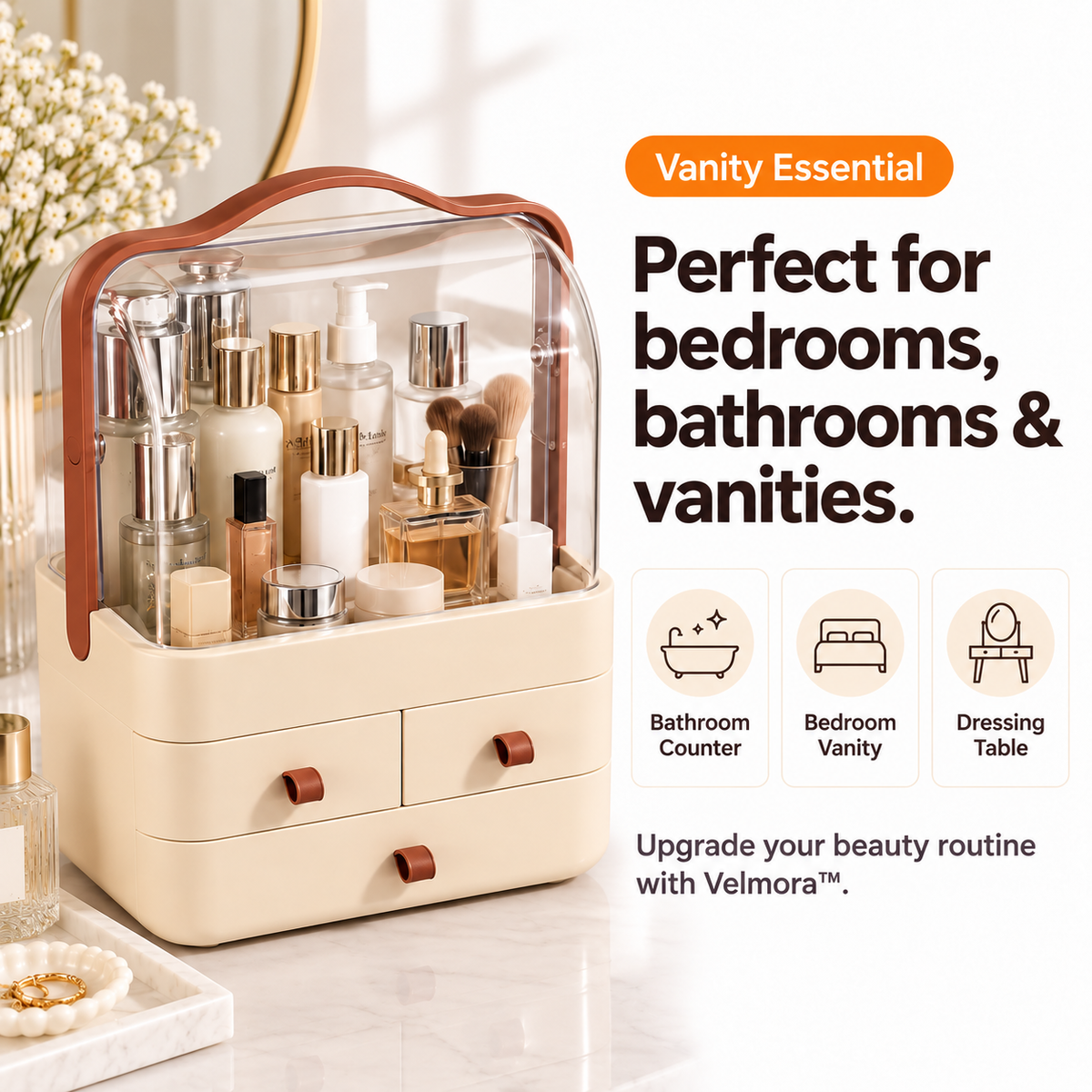 VELMORA™ BEAUTY ORGANIZER